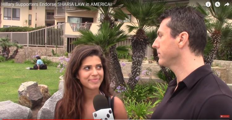 Mark Dice intervju av Hillary tilhengere om Sharia lov
